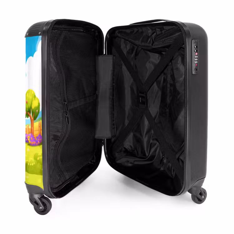 Willy Wipstaart NBS - Handbagage koffer - Unisex middel -binnenkant