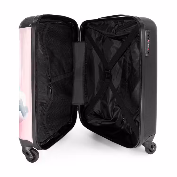 Winnie wolkenprinses NBS - Handbagage koffer - Unisex middel -binnenkant