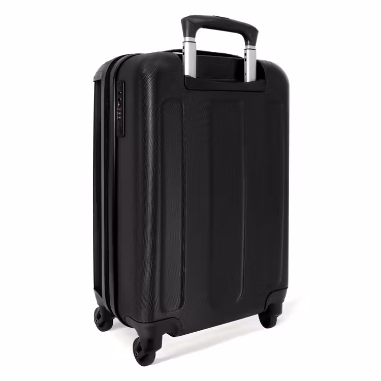 Wit paardenhoofd tussen kleurrijke bloemenkrans NBS - Handbagage koffer - Kinderen Unisex middel -achterkant