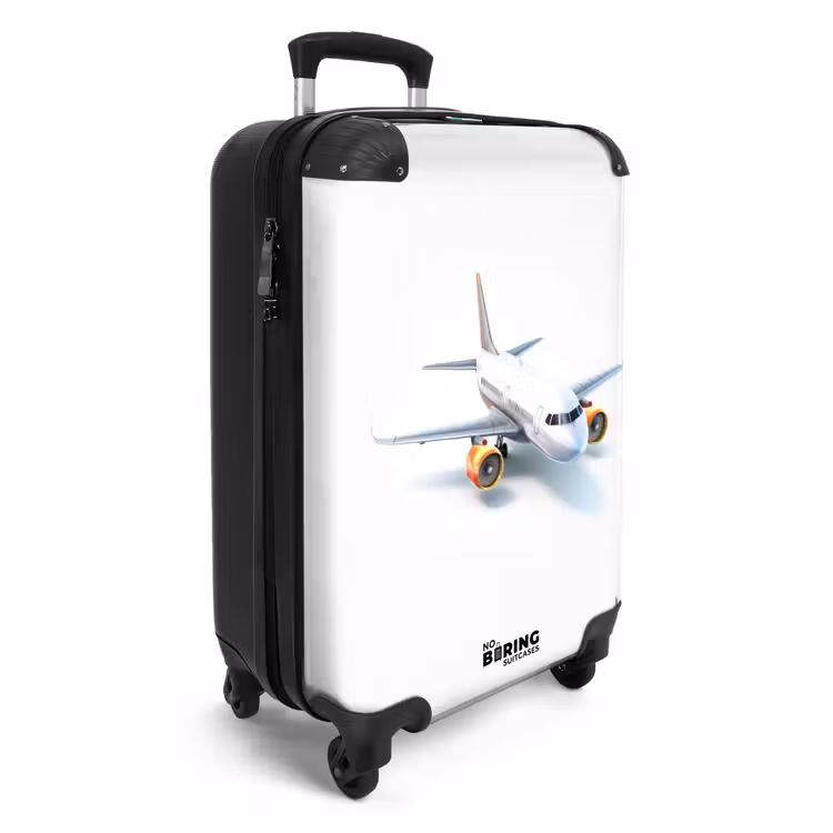 Witte wervelwind NBS - Handbagage koffer - Unisex middel -productfoto_3d