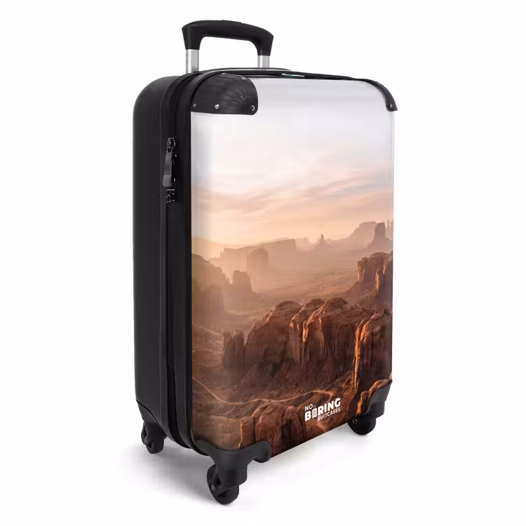 Koffer - Woestijn - Landschap - Natuur - Woestijn - Landschap - Natuur NBS - Handbagage koffer - Volwassenen Unisex middel