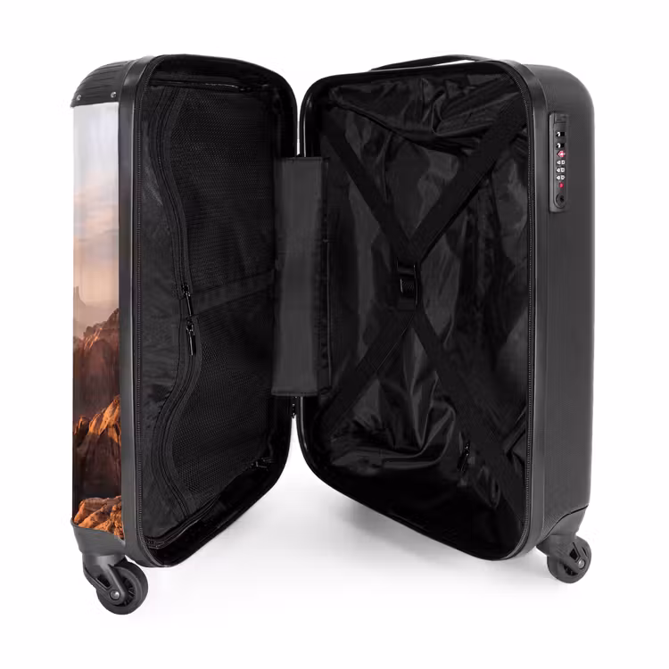 Koffer - Woestijn - Landschap - Natuur - Woestijn - Landschap - Natuur NBS - Handbagage koffer - Volwassenen Unisex middel
