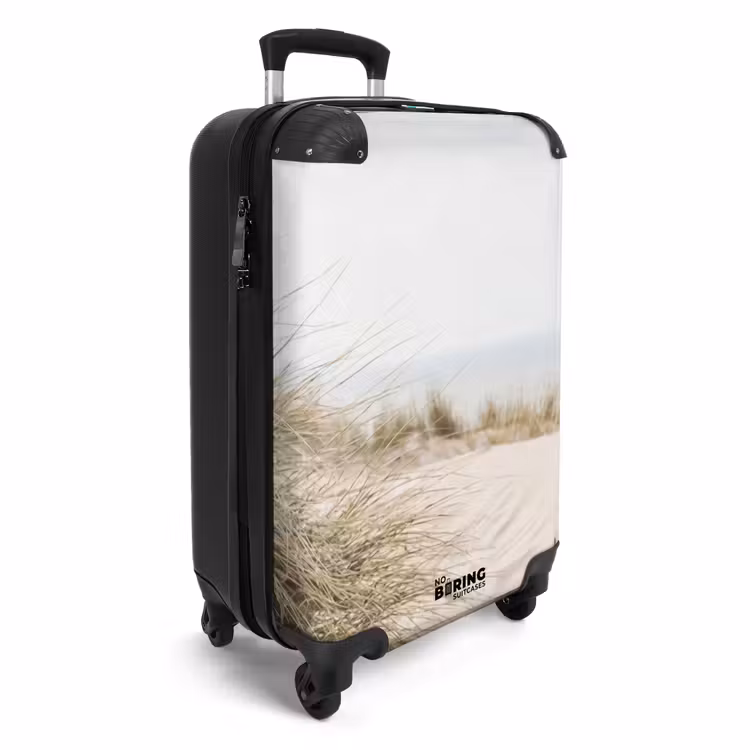 Wolken - Duinlandschap - Zand NBS - Handbagage koffer - Volwassenen Unisex middel -productfoto_3d