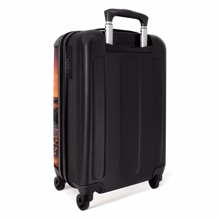 Zee bij zonsondergang NBS - Handbagage koffer - Unisex middel -achterkant