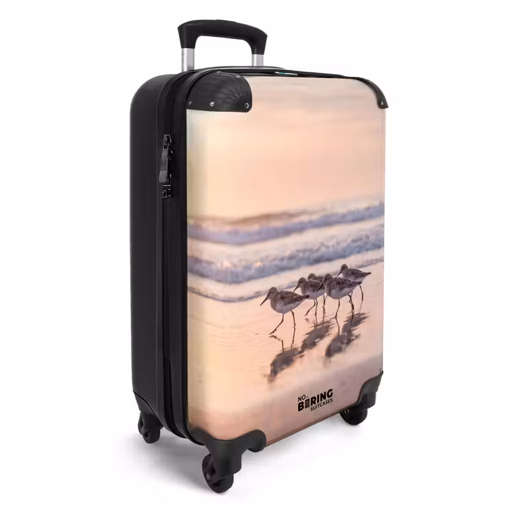 Koffer - Zee - Vogels - Strand - Zee - Vogels - Strand NBS - Handbagage koffer - Volwassenen Unisex middel