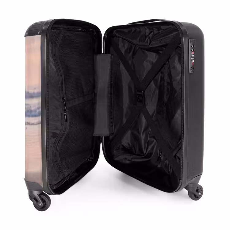 Koffer - Zee - Vogels - Strand - Zee - Vogels - Strand NBS - Handbagage koffer - Volwassenen Unisex middel