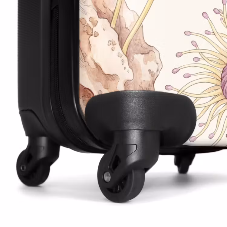 Koffer - Zeeleven - Koraal - Onderwater - Illustratie - Kleurrijk - Zeeleven - Koraal - Onderwater - Illustratie - Kleurrijk NBS - Handbagage koffer - Volwassenen Unisex middel