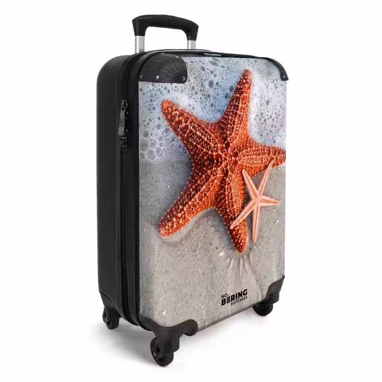 Zeester - Strand - Zee NBS - Handbagage koffer - Volwassenen Unisex middel -productfoto_3d