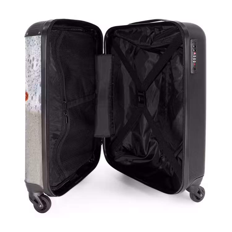 Zeester - Strand - Zee NBS - Handbagage koffer - Volwassenen Unisex middel -binnenkant