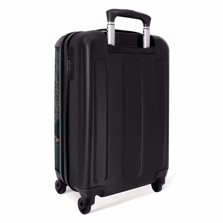 Koffer - Zeilboot - Water - Bergen - Natuur - Groen - Zeilboot - Water - Bergen - Natuur - Groen NBS - Handbagage koffer - Volwassenen Unisex middel