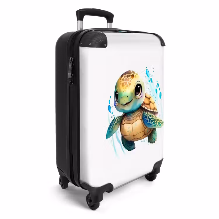 Ziggy zeeschildpad NBS - Handbagage koffer - Unisex middel -productfoto_3d