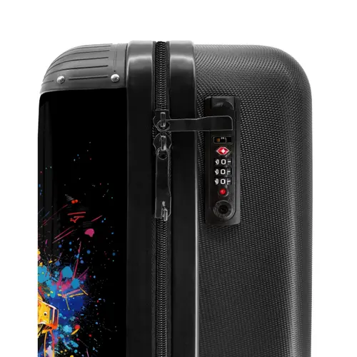 Zwembril met graffiti NBS - Handbagage koffer - Unisex middel -slot