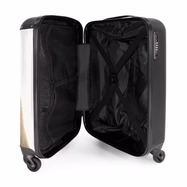 Zyon Zeehond NBS - Handbagage koffer - Unisex middel -binnenkant