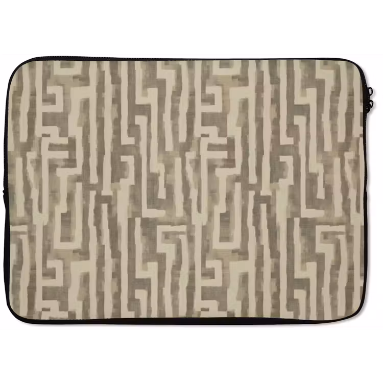 Abstract - Geometrisch - Groen laptophoes neopreen klein 279 -zkaufland3dotto