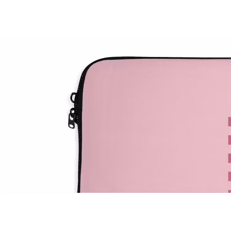 Abstract - Geometrisch - Vormen - Roze laptophoes neopreen klein -detail