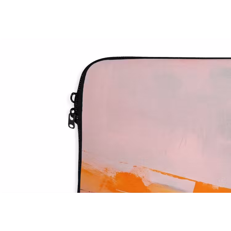Abstract - Kleurrijk - Modern - Roze laptophoes neopreen klein -detail