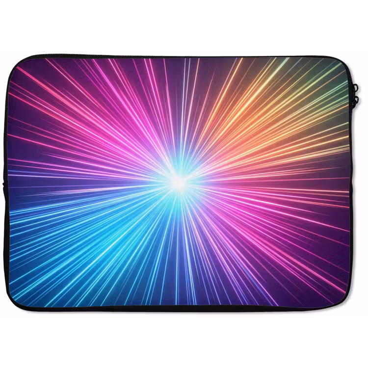 Abstract - Light - Burst - Modern - Colorful laptophoes neopreen klein -zkaufland3dotto