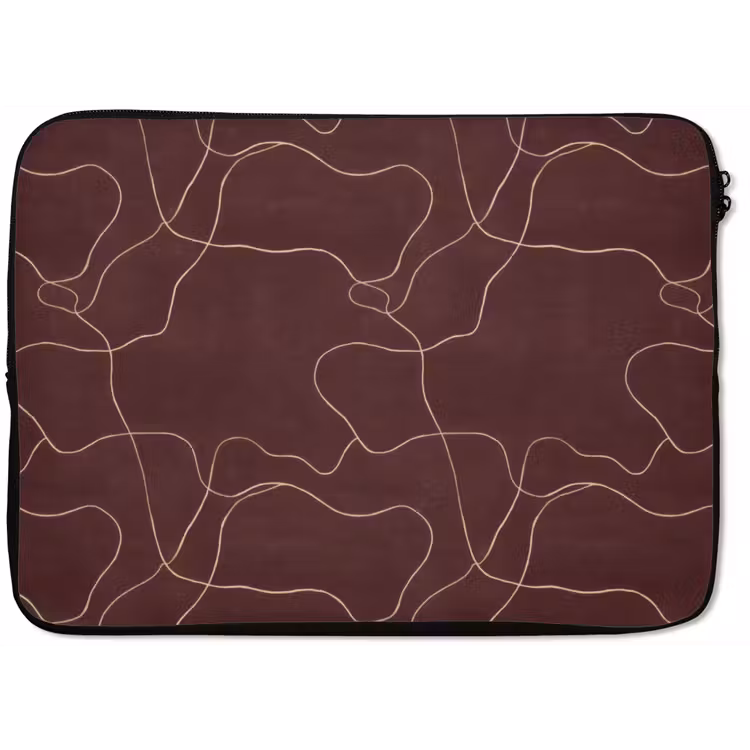 Abstract - Modern - Bruin laptophoes neopreen klein 279 -zkaufland3dotto