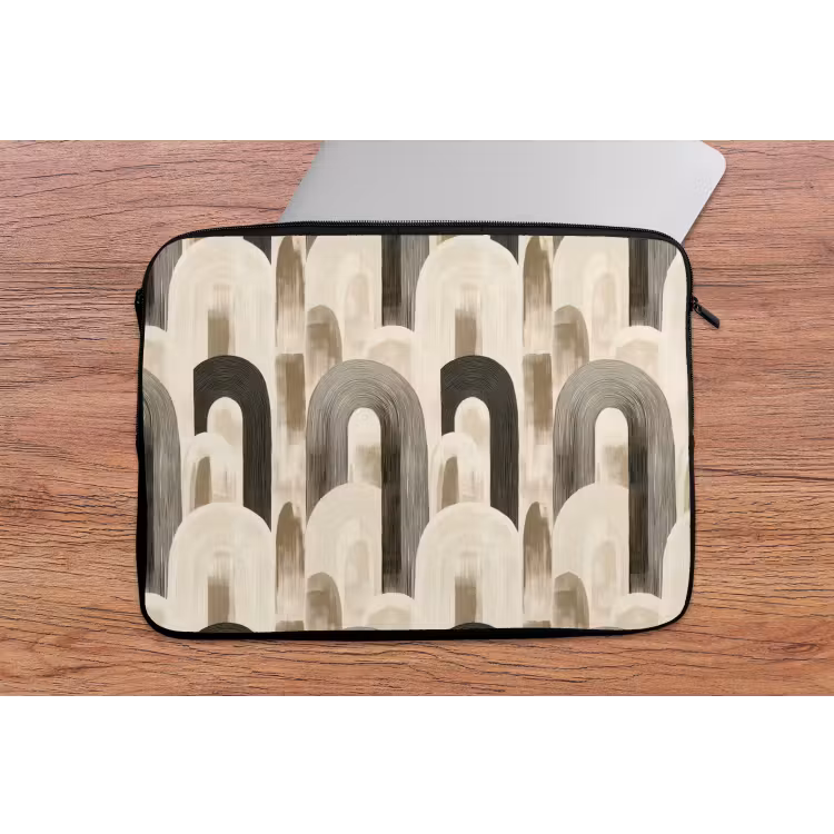 Abstract - Patroon - Bogen laptophoes neopreen klein 279 -tafel