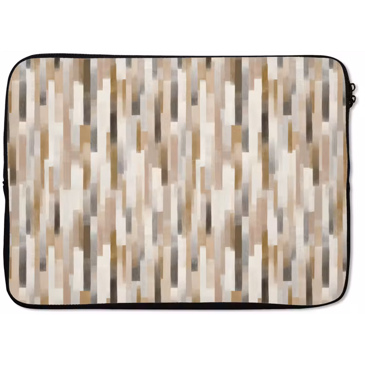 Abstract - Patroon - Kwaststreken laptophoes neopreen klein 279 -zkaufland3dotto