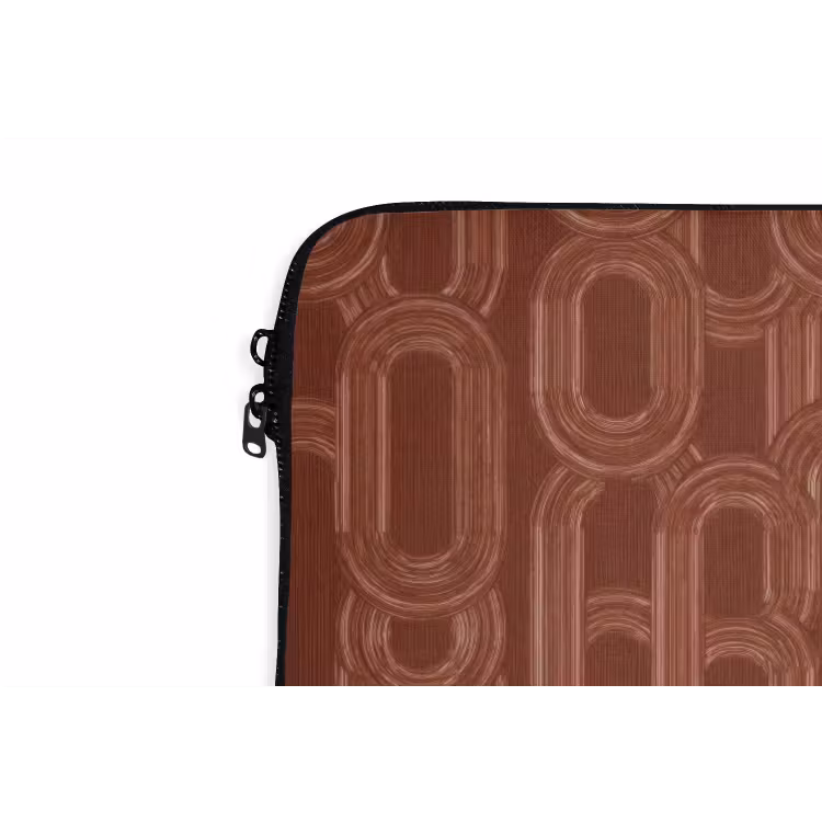 Abstract - Textuur - Bruin laptophoes neopreen klein 279 -detail