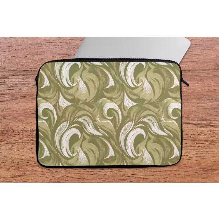Abstract - Textuur - Groen laptophoes neopreen klein 279 -tafel