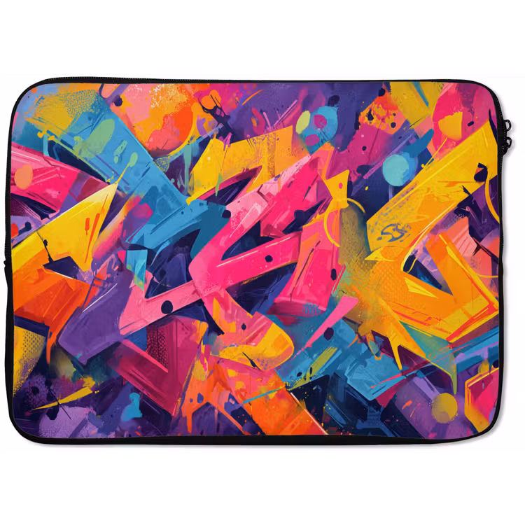 Abstract - Vormen - Kleurrijk laptophoes neopreen klein -zkaufland3dotto