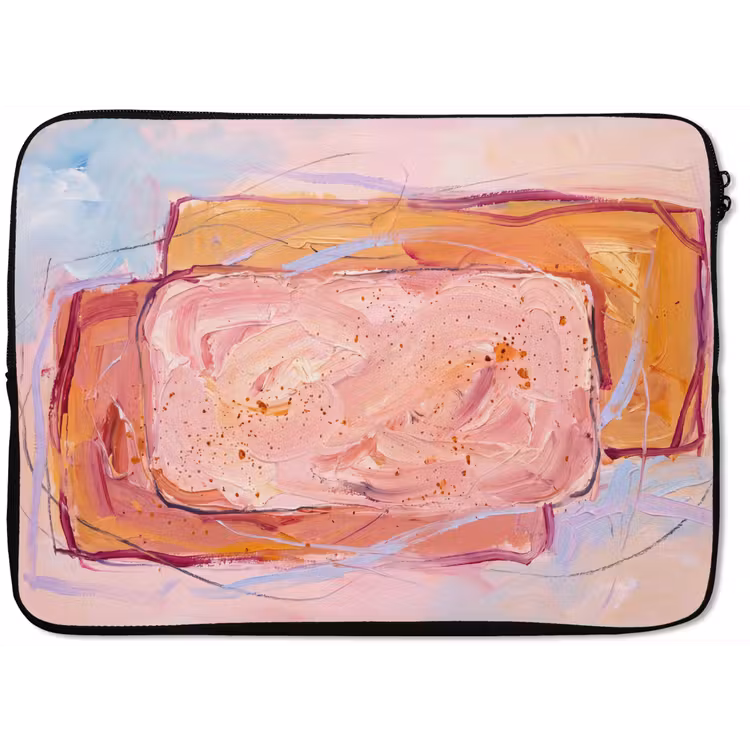 Abstract - Vormen - Modern - Roze laptophoes neopreen klein -zkaufland3dotto