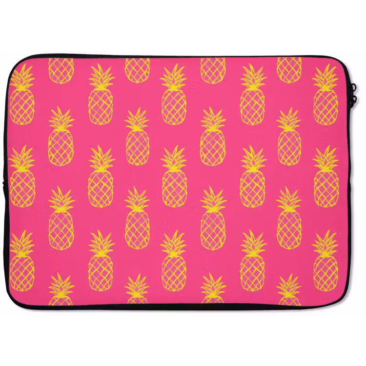 Ananas - Trendy - Roze laptophoes neopreen klein 279 -zkaufland3dotto