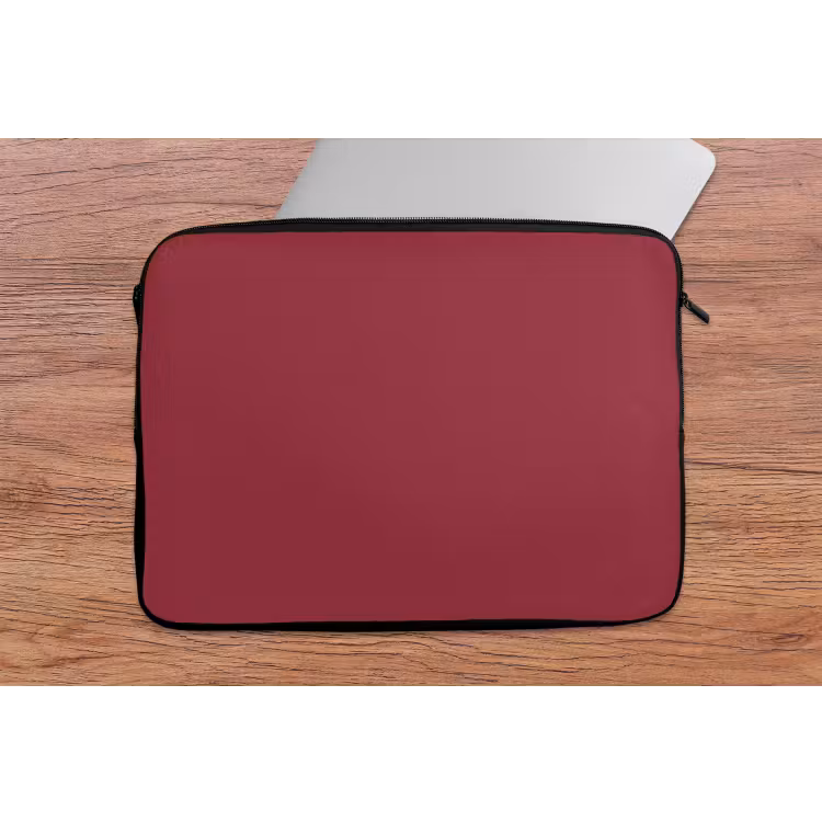 Antique - Ruby - Rood laptophoes neopreen klein 279 -tafel