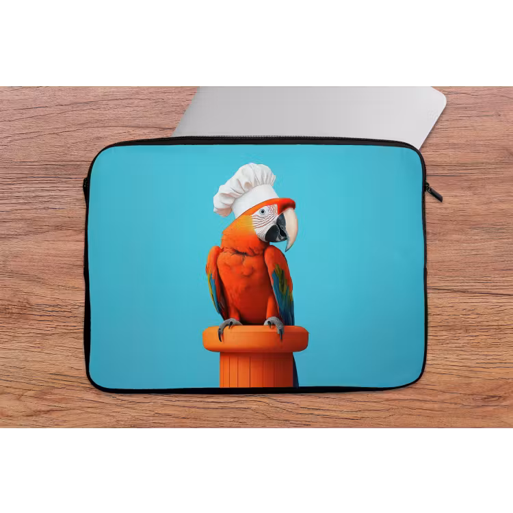 Ara - Koksmuts - Sokkel - Grappig laptophoes neopreen klein -tafel