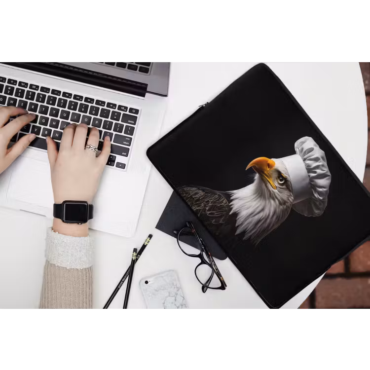 Arend -Amerika - Koksmuts - Vogel - Stoer laptophoes neopreen klein -bureau