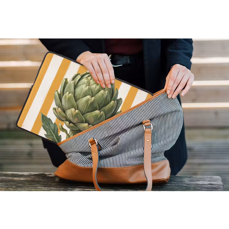 Laptophoes Artisjok - Modern - Groente - Artisjok - Modern - Groente laptophoes neopreen klein