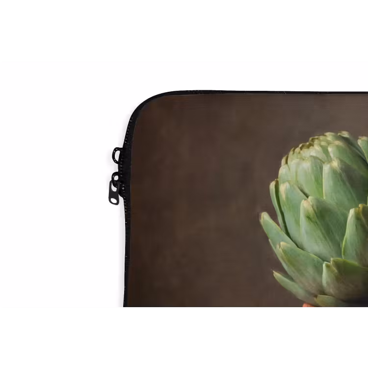 Laptophoes Artisjokken - Olijven - Eten - Artisjokken - Olijven - Eten laptophoes neopreen klein