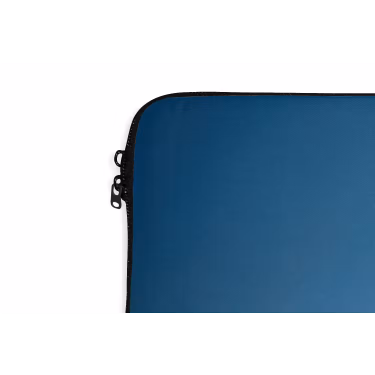 Badeend - Handdoek - Blauw laptophoes neopreen klein -detail
