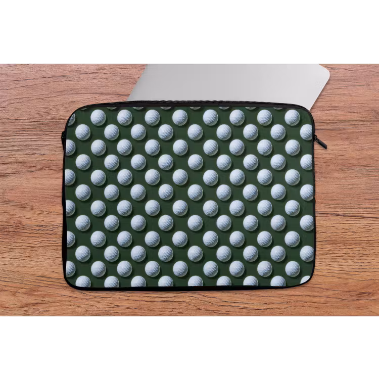 Ballen - Golf - Groen laptophoes neopreen klein 279 -tafel