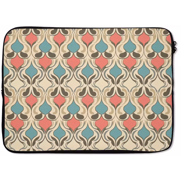 Barok - Retro - Kleurrijk laptophoes neopreen klein 279 -zkaufland3dotto