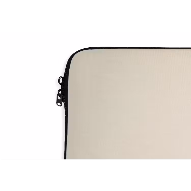 Beige - Japandi - Wabi sabi laptophoes neopreen klein -detail