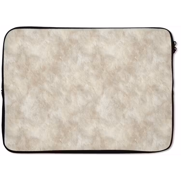 Beige - Reliëfstructuur - Natuursteen laptophoes neopreen klein 279 -zkaufland3dotto
