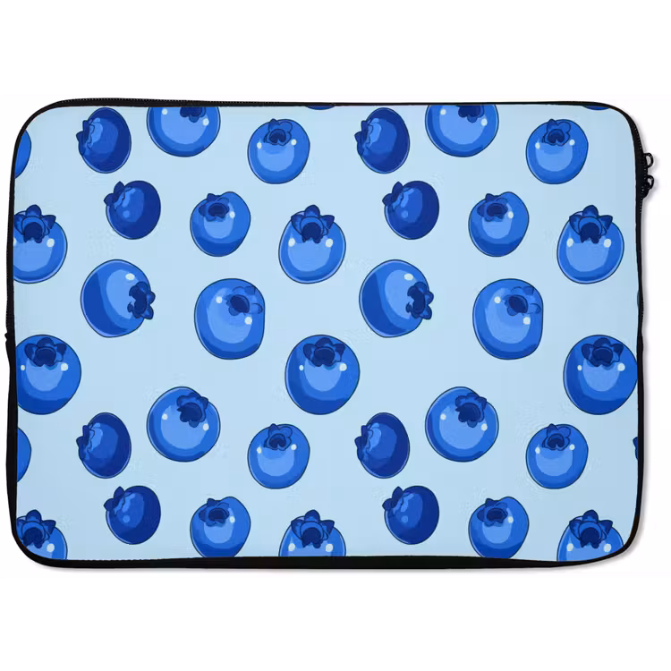 Bessen - Modern - Blauw laptophoes neopreen klein 279 -zkaufland3dotto