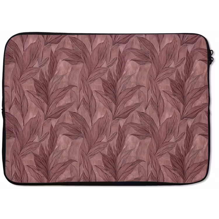 Bladeren - Patroon - Paars laptophoes neopreen klein 279 -zkaufland3dotto