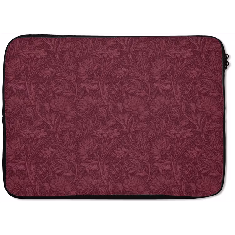 Bladeren - Patroon - Paars laptophoes neopreen klein 279 -zkaufland3dotto