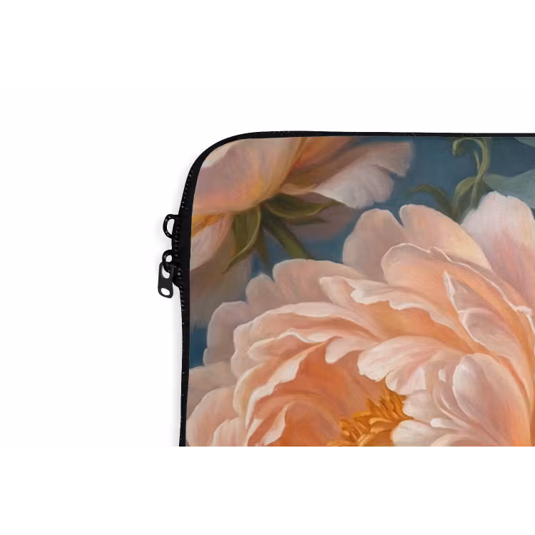 Bloemen - Boeket - Natuur - Klassiek - Kleurrijk laptophoes neopreen klein -detail