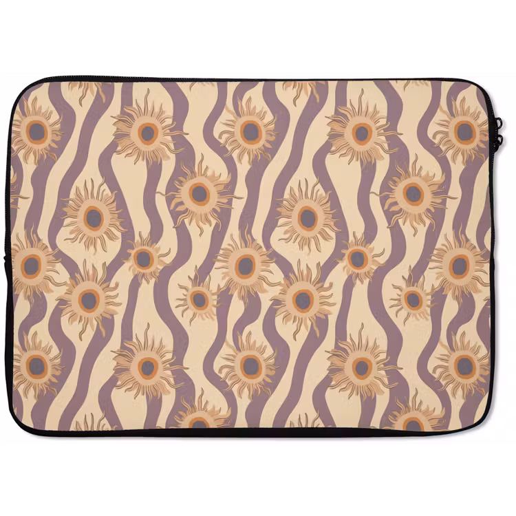 Bohemian - Vibe - Lavendelpaars laptophoes neopreen klein 279 -zkaufland3dotto