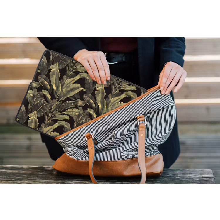 Botanisch - Bladeren - Groen laptophoes neopreen klein 279 -tas