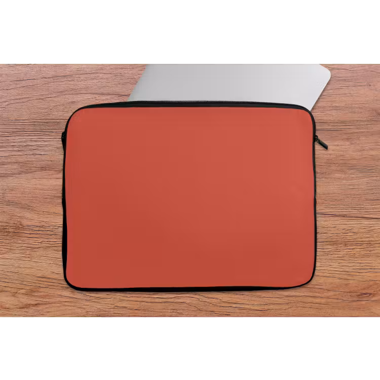 Brick - Red - Rood laptophoes neopreen klein 279 -tafel