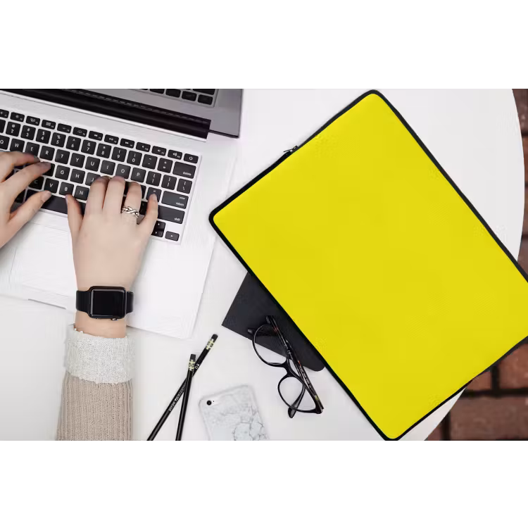 Bright - Canary - Geel laptophoes neopreen klein 279 -bureau
