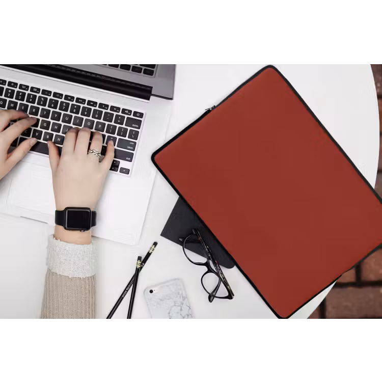 Burnt - Copper - Rood laptophoes neopreen klein 279 -bureau