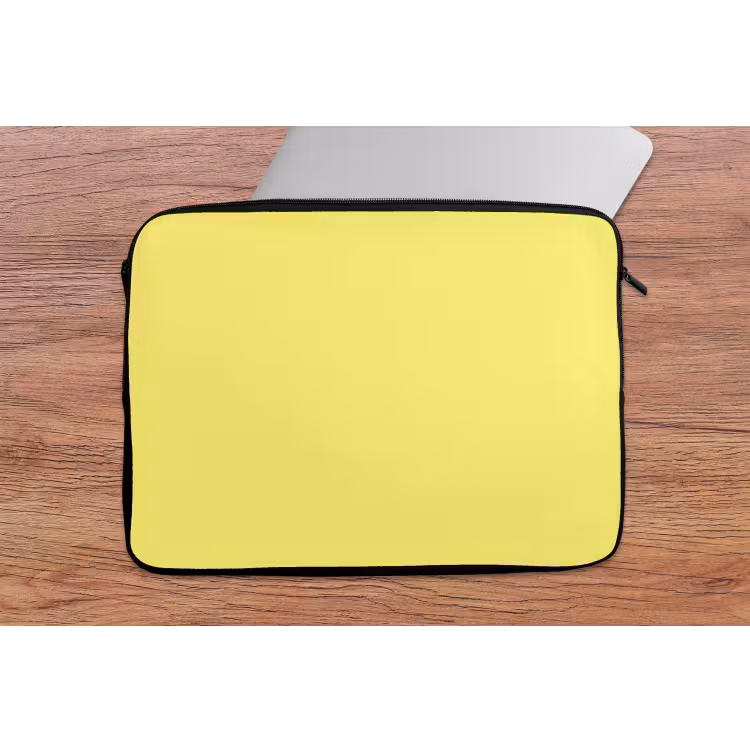 Buttery - Beige - Geel laptophoes neopreen klein 279 -tafel