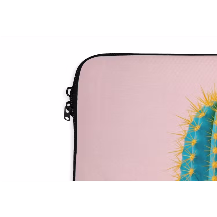 Cactussen - Modern - Pastel laptophoes neopreen klein -detail